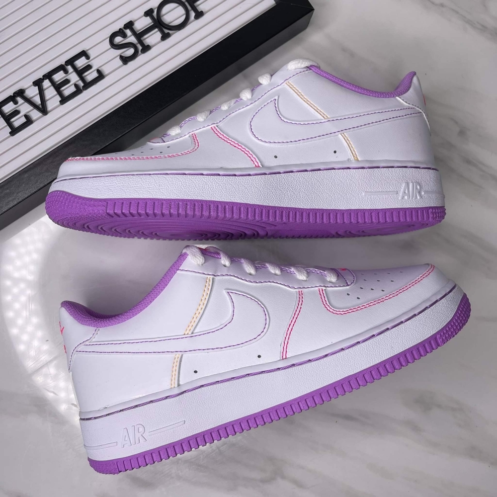 Air Force 1 low - Purple White Pink ๐ - Picture 3 of 4